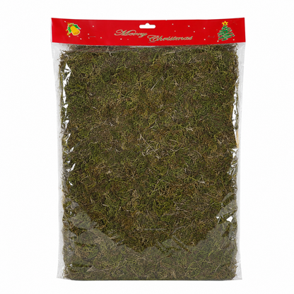 Natural Moss Sheet for Christmas Village Displays and Festive DIY Decorations
