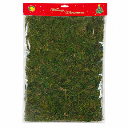 Green Decorative Moss Sheet for Christmas Villages and Festive Displays