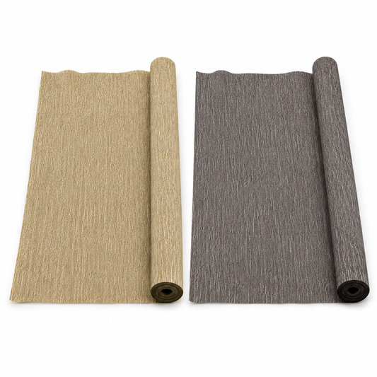 Crepe Paper Roll for Gift Wrapping, Flowers and DIY Crafts – 2 Colours