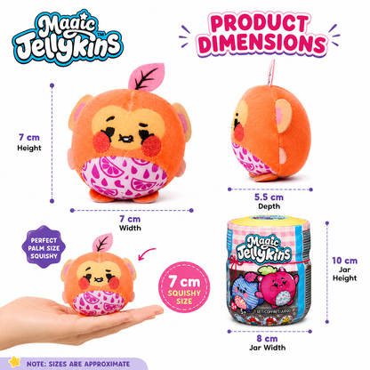 Magic Jellykins Surprise Plush Collectible in Reusable Jar | Mystery Character
