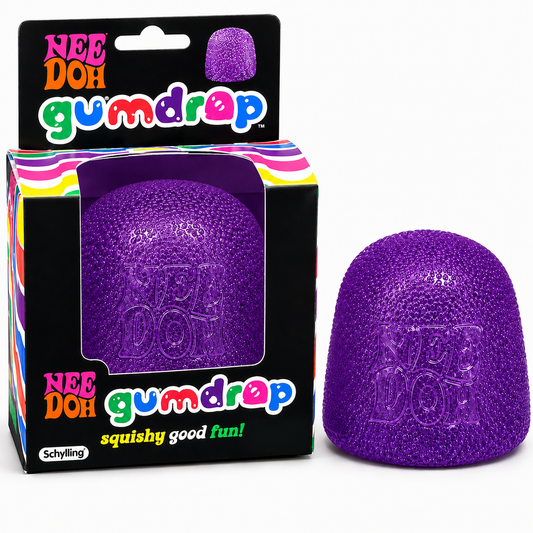 NeeDoh Gumdrop – Purple Squishy Sensory Fidget Toy