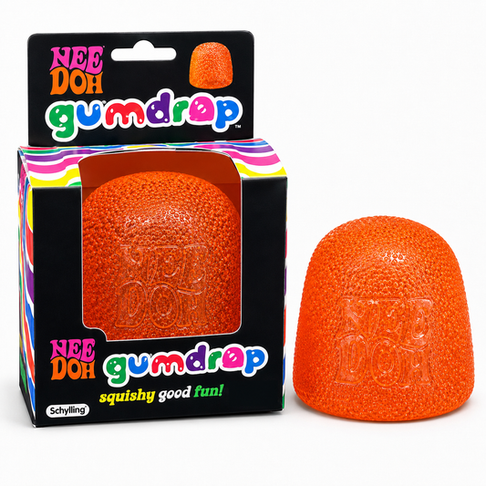 NeeDoh Gumdrop – Orange Squishy Stress Ball