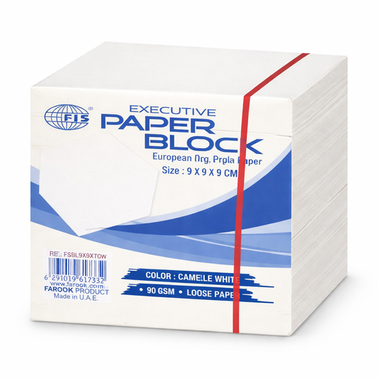 Executive Paper Block 9x9x9cm 90 GSM Loose Note Paper Cube
