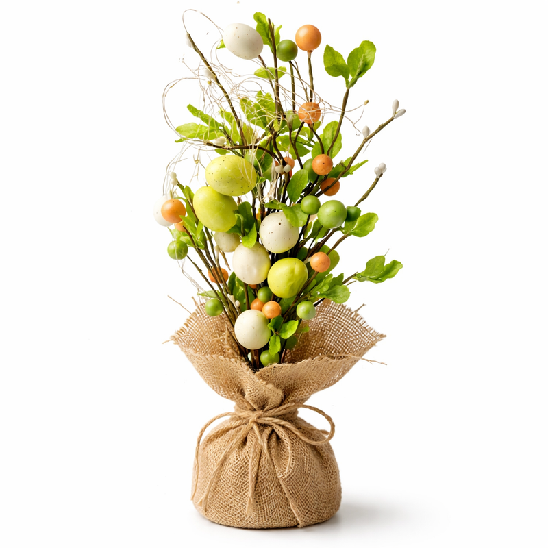 Light-Up Easter Egg Tree – 50cm Spring Table Centerpiece Decor