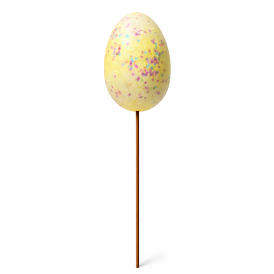 Colorful Easter Egg Decoration Stick 40cm – Speckled Egg Pick for Table & Floral Decor