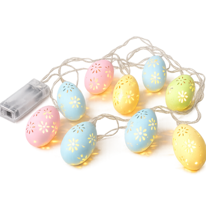 Easter Egg String Lights 10 PCS – LED Decorative Fairy Lights for Party, Home & Table Decor