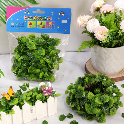Artificial Green Leaf Craft Decoration for DIY Projects – Decorative Mini Artificial Leaves for Art & Home Décor