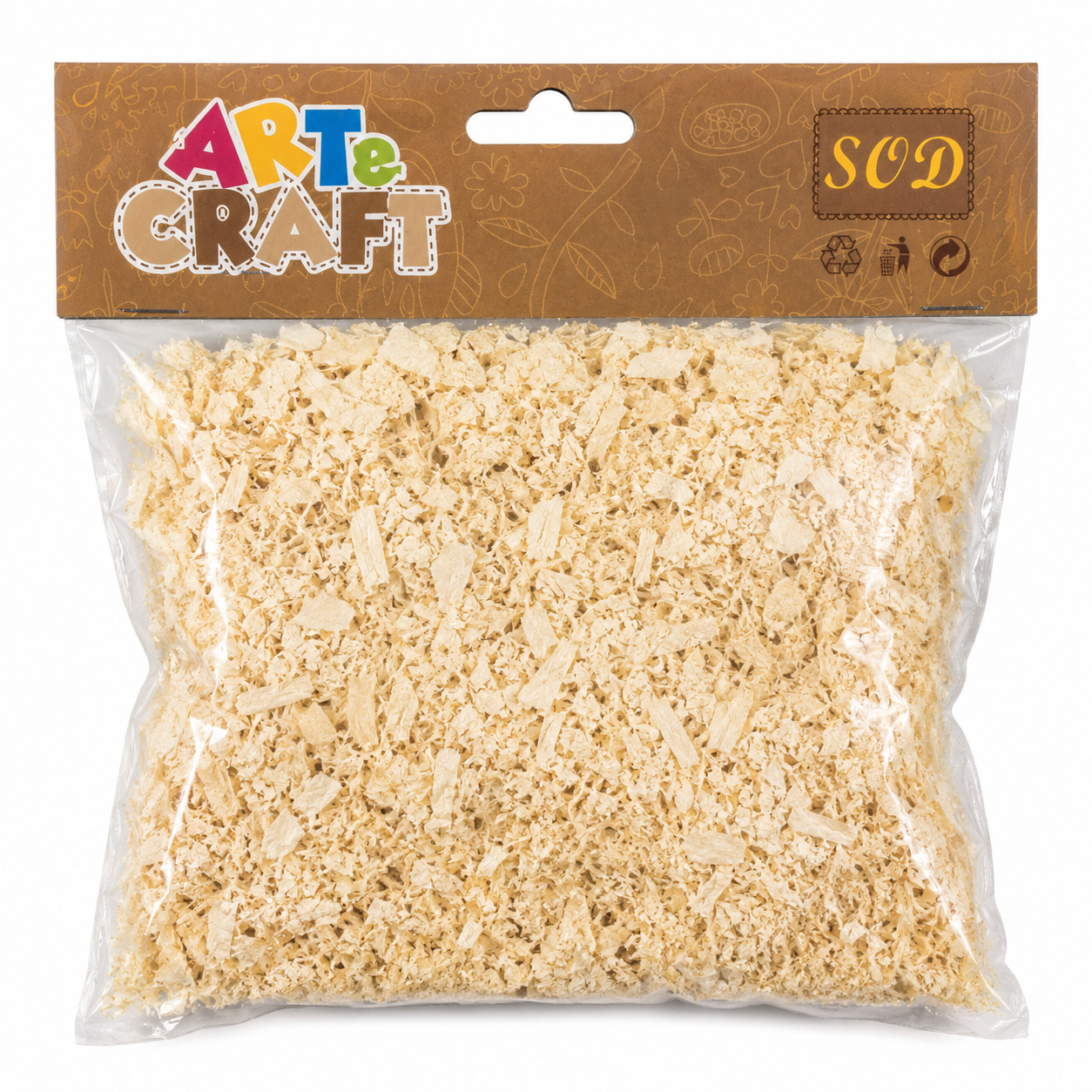 Natural Wood Shavings for DIY Crafts & Decoration – Soft Wood Flakes Filling Material for Gift Packing