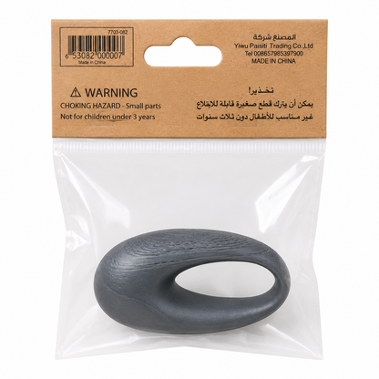 Future Museum Miniature Oval Sculpture 3x7cm for Crafts and Decor