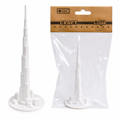 Burj Khalifa Miniature Landmark Model for DIY Crafts and Displays