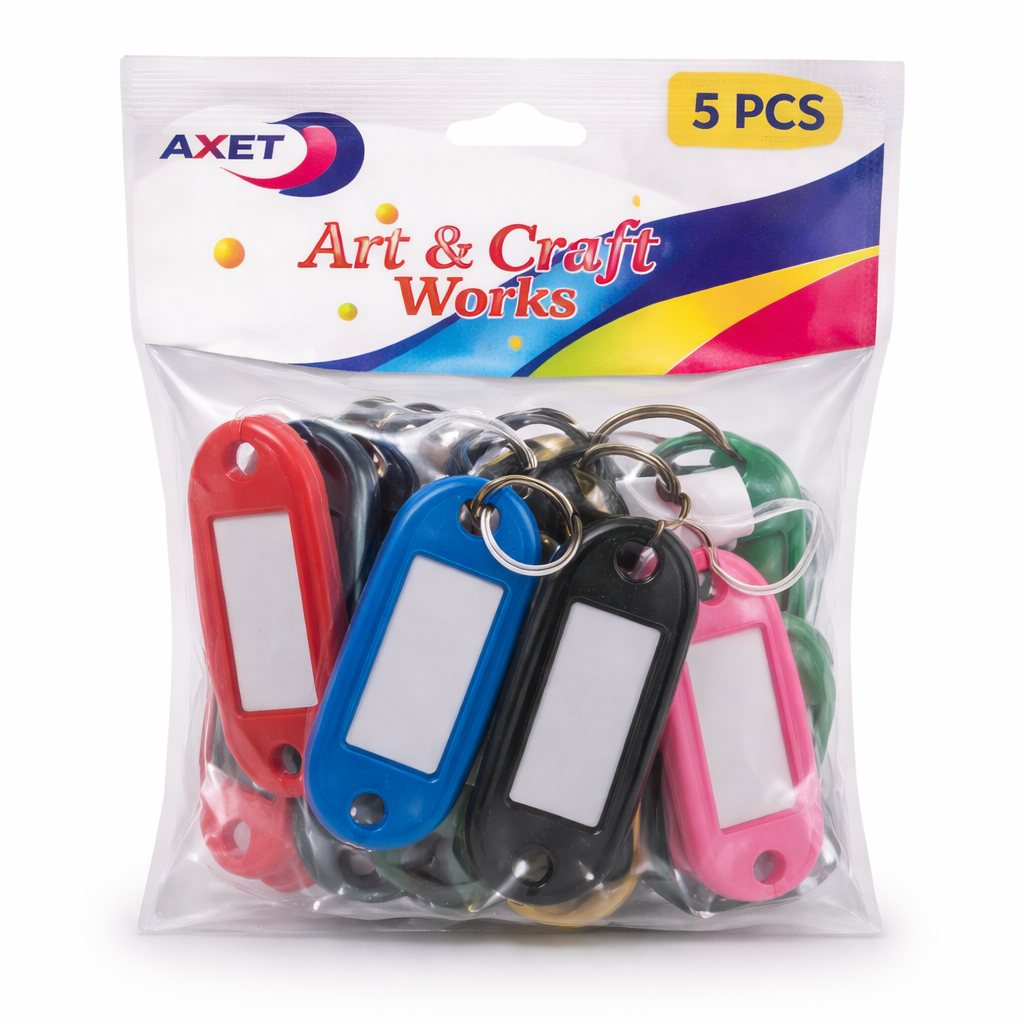 Key Tags with Label and Ring Assorted Colors Pack Options – SABAH LLC