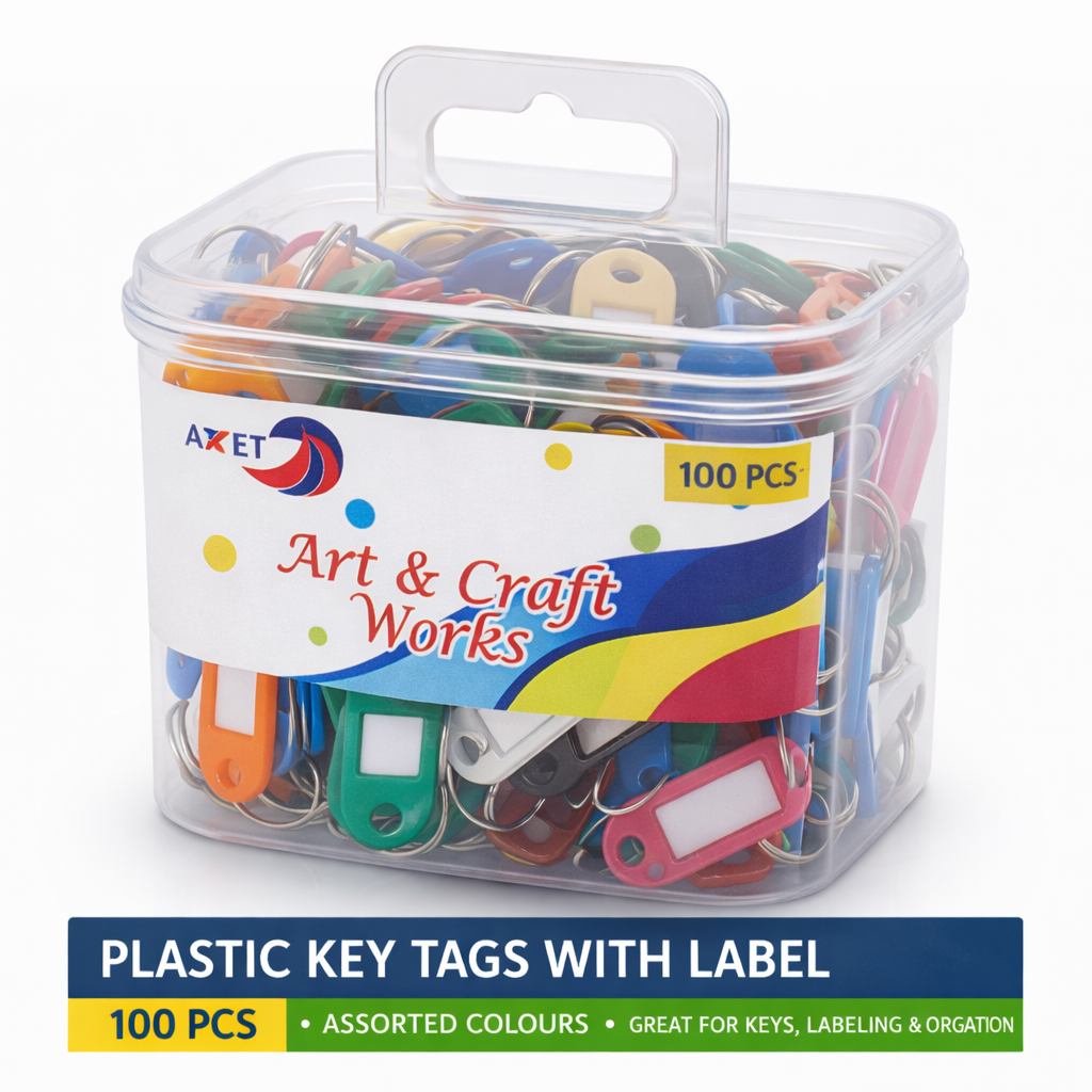 Key Tags with Label and Ring Assorted Colors Pack Options – SABAH LLC