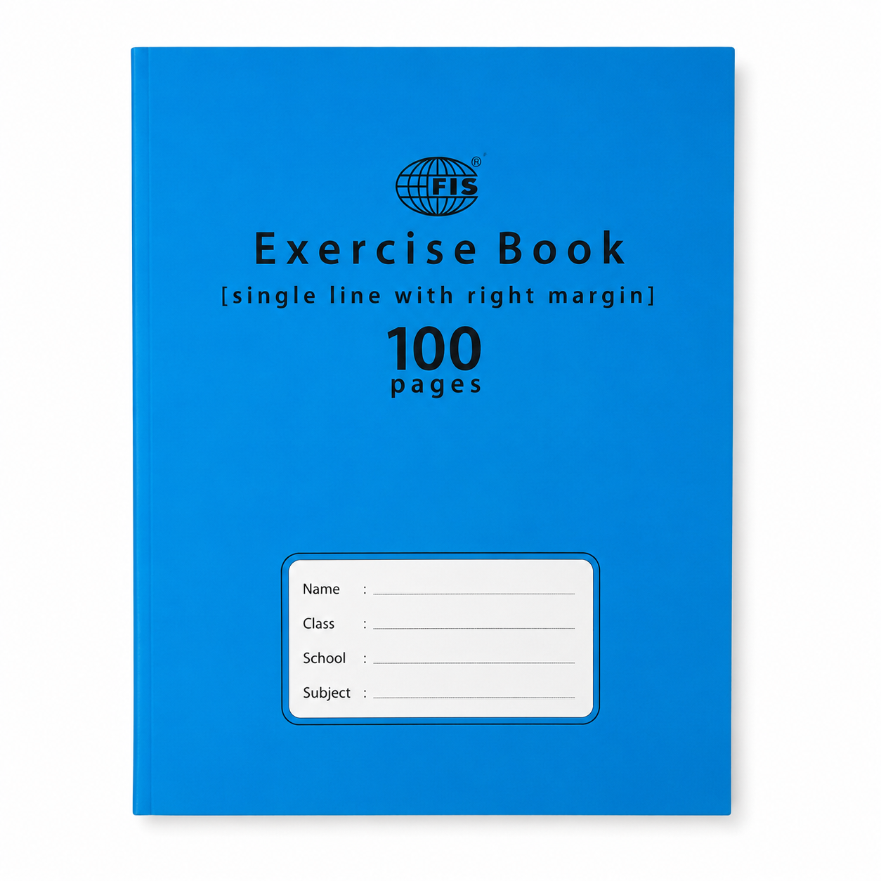 FIS A5 Single Line Exercise Book – 165 × 210 mm, 100 & 200 Pages
