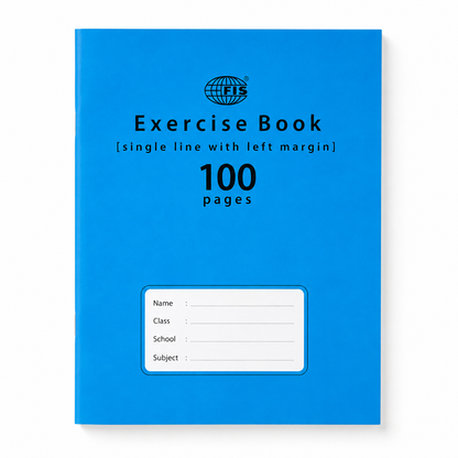 FIS A5 Single Line Exercise Book – 165 × 210 mm, 100 & 200 Pages