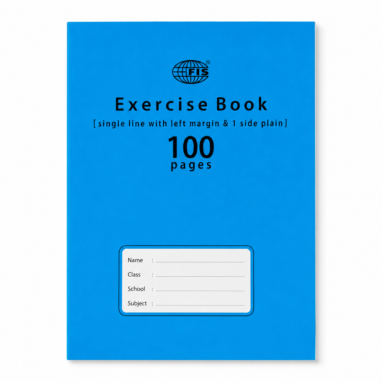 FIS A5 Single Line Exercise Book – 165 × 210 mm, 100 & 200 Pages