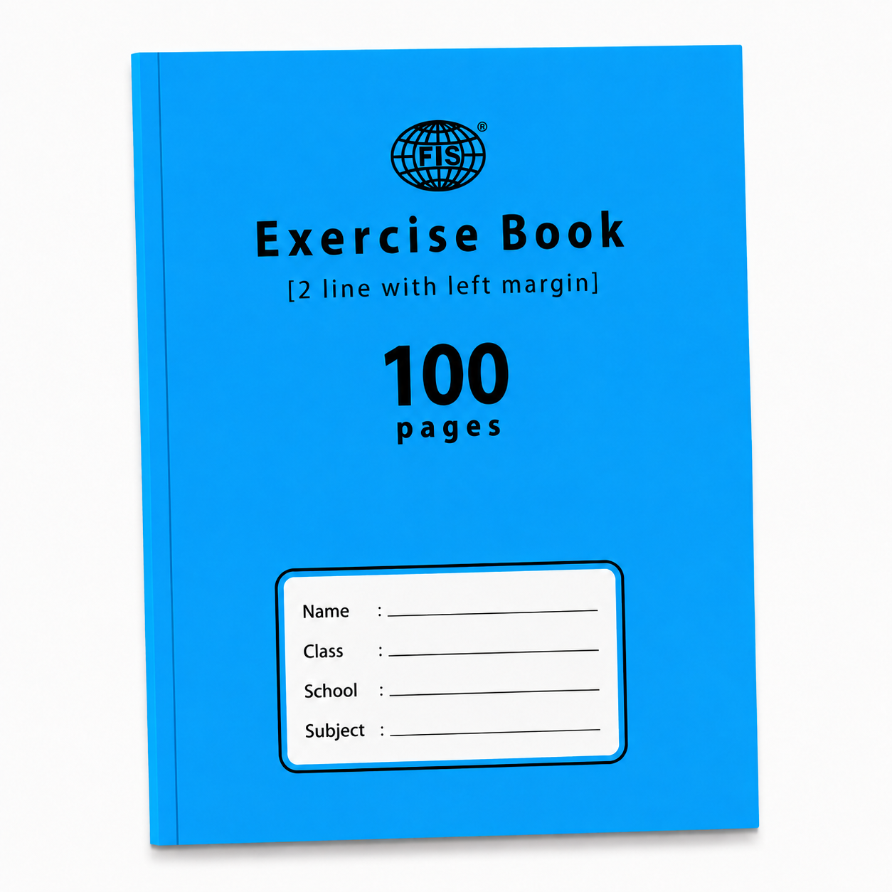 Product Title: FIS A5 2 Line Exercise Book – 165 × 210 mm, 100 & 200 Pages