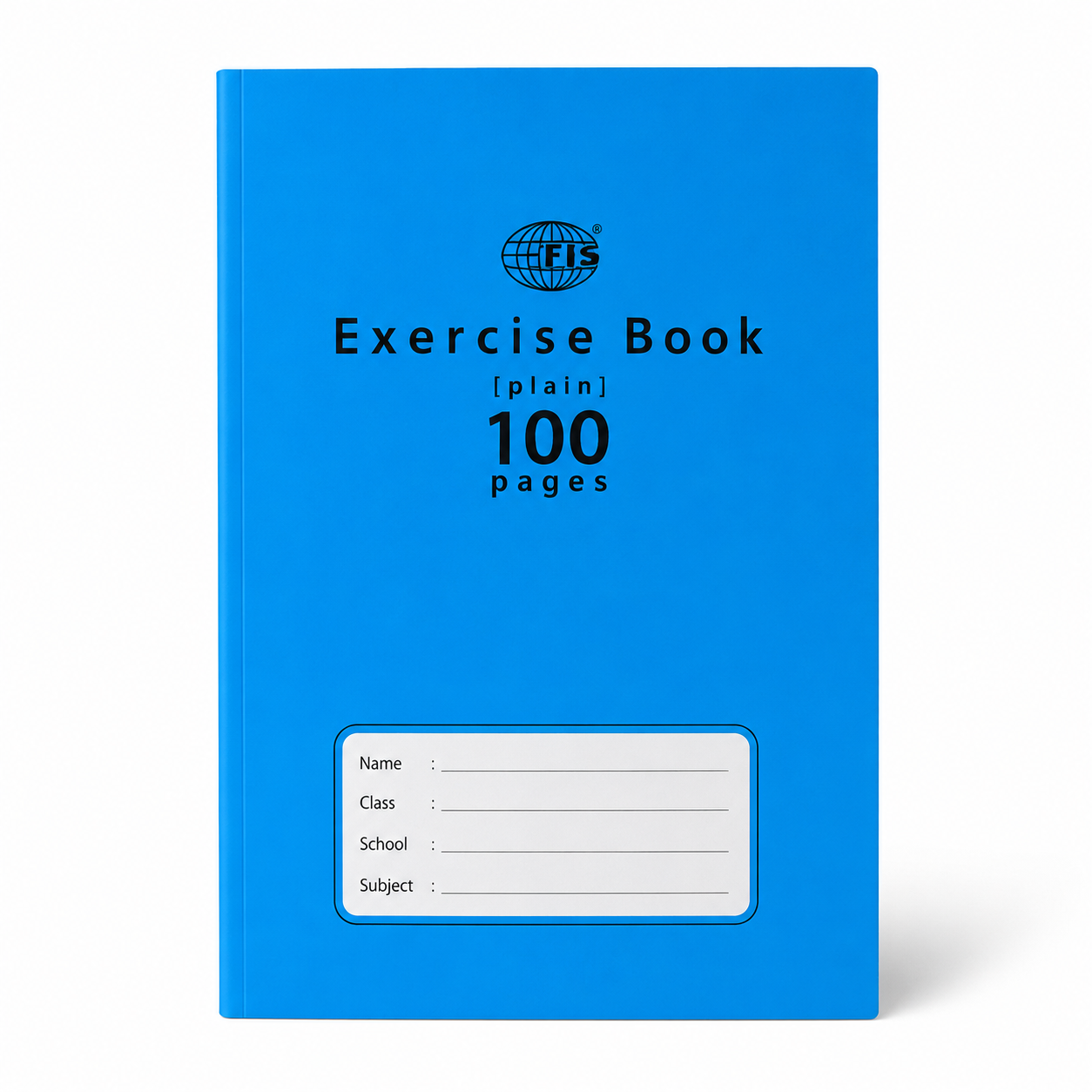 FIS A5 Plain Exercise Book – Unruled School Notebook, 165 × 210 mm, 100 & 200 Pages