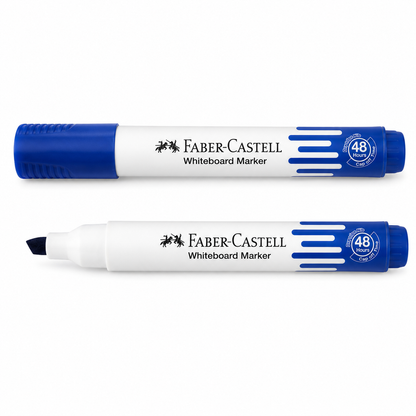 Faber-Castell Whiteboard Marker – Bullet & Chisel Tip, Black Blue Red,Green Single or Box of 10
