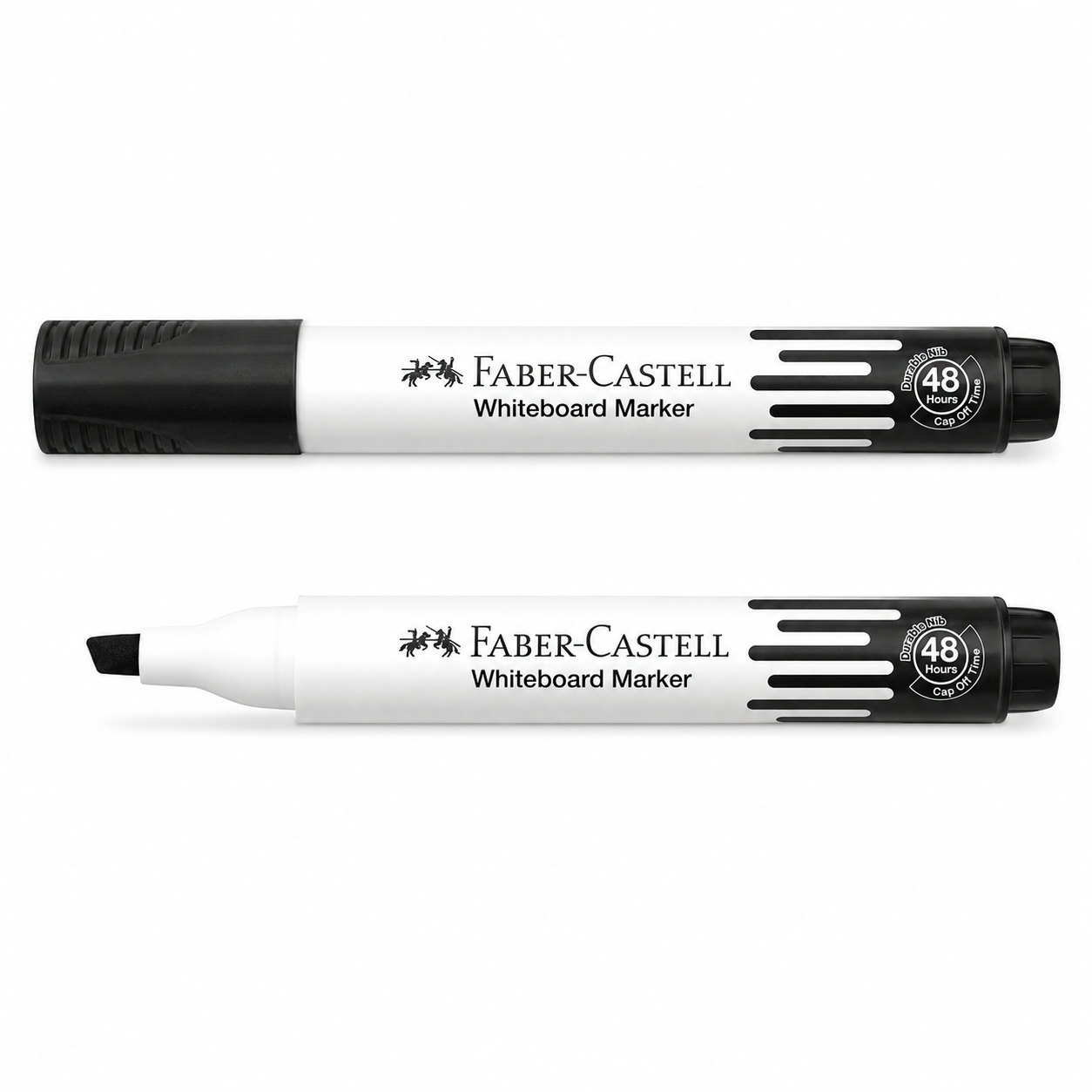 Faber-Castell Whiteboard Marker – Bullet & Chisel Tip, Black Blue Red,Green Single or Box of 10