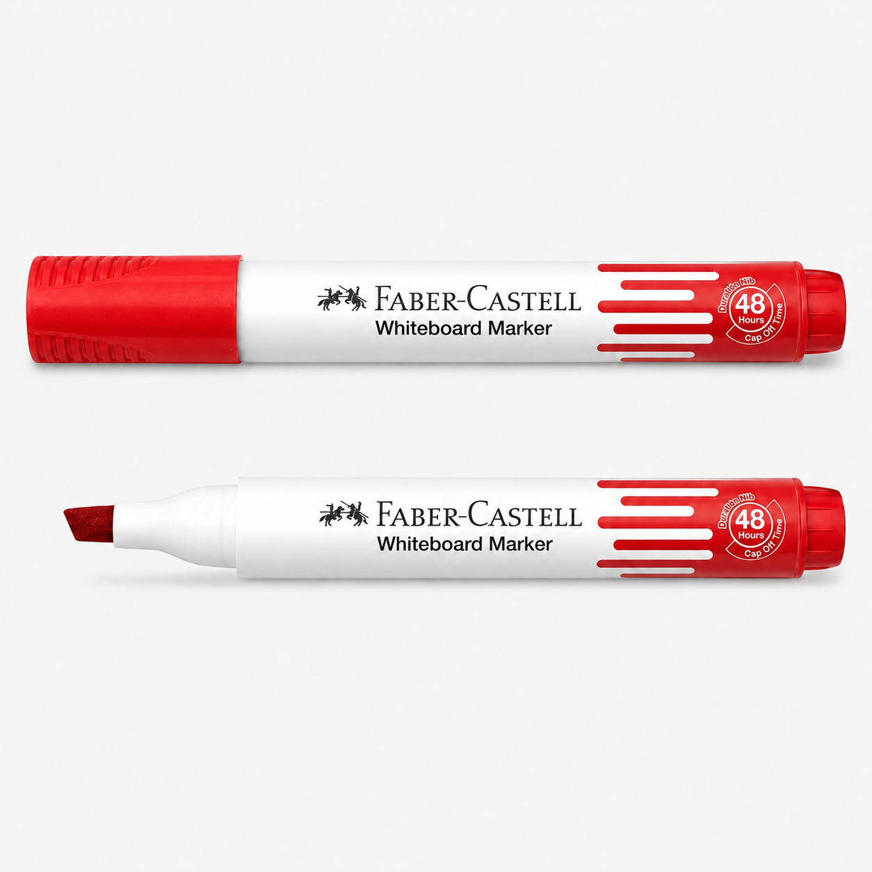 Faber-Castell Whiteboard Marker – Bullet & Chisel Tip, Black Blue Red,Green Single or Box of 10