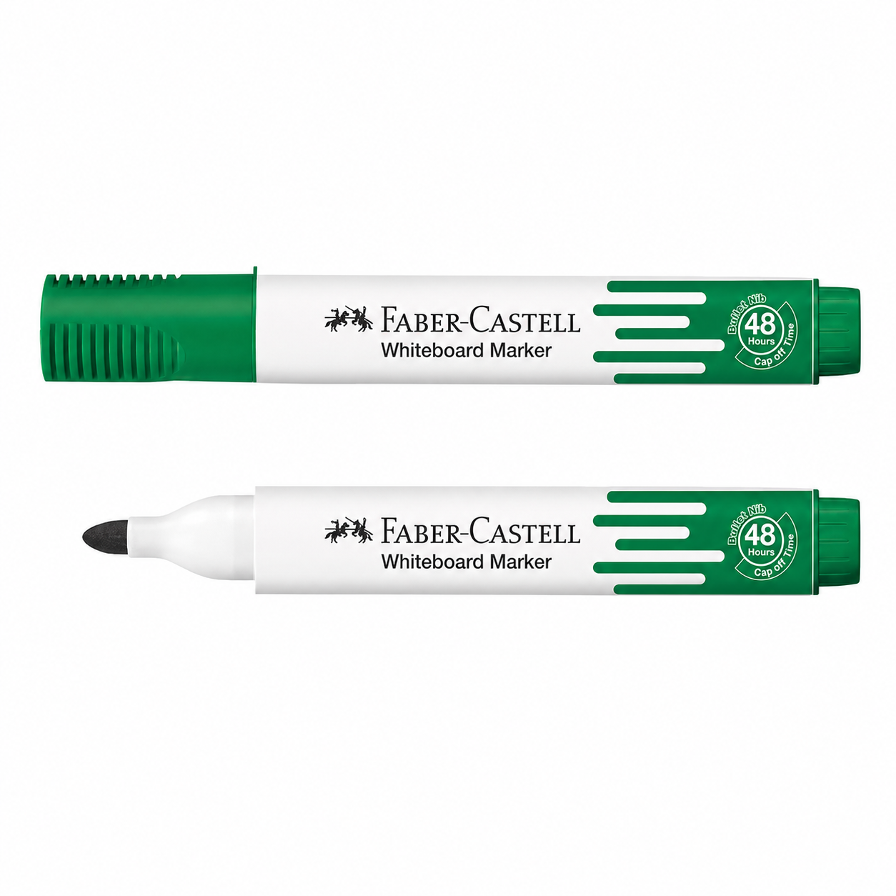 Faber-Castell Whiteboard Marker – Bullet & Chisel Tip, Black Blue Red,Green Single or Box of 10
