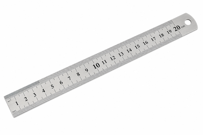 Stainless Steel Ruler – 20 cm & 30 cm Measuring Scale, Metric Markings