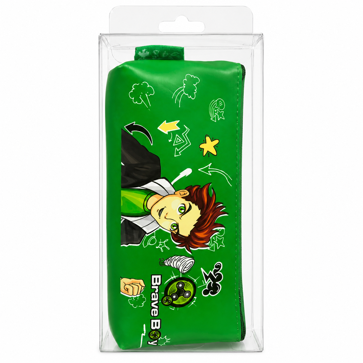 Kids Cartoon Pencil Case – Zipper Stationery Pouch, 4 Character Designs