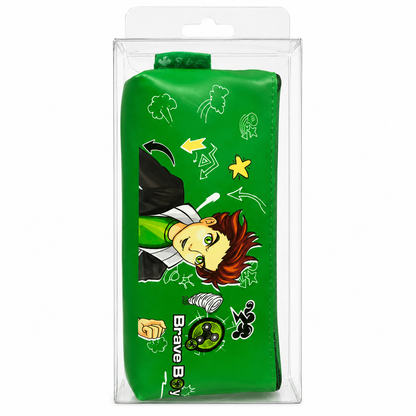 Kids Cartoon Pencil Case – Zipper Stationery Pouch, 4 Character Designs
