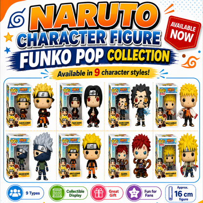 Naruto Shippuden Vinyl Character Figures | Multiple Designs