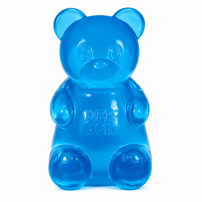 NeeDoh Gummy Bear Blue Super Solid Squish Stress Relief Sensory Fidget Toy