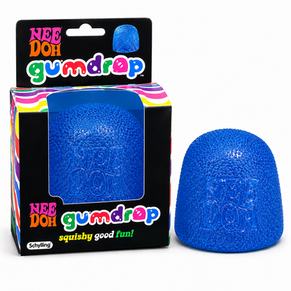 NeeDoh Gumdrop – Blue Squishy Sensory Fidget Toy