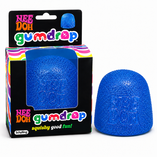 NeeDoh Gumdrop – Blue Squishy Sensory Fidget Toy