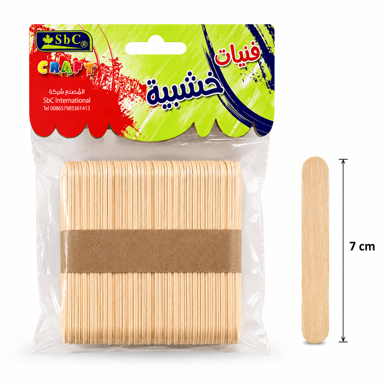 Wooden Craft Sticks for DIY Art & Craft Projects – Multiple Sizes Available