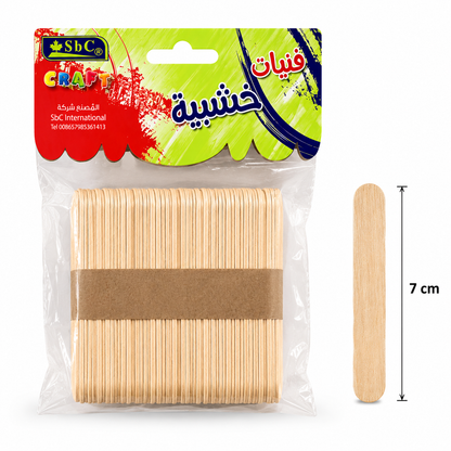 Wooden Craft Sticks for DIY Art & Craft Projects – Multiple Sizes Available