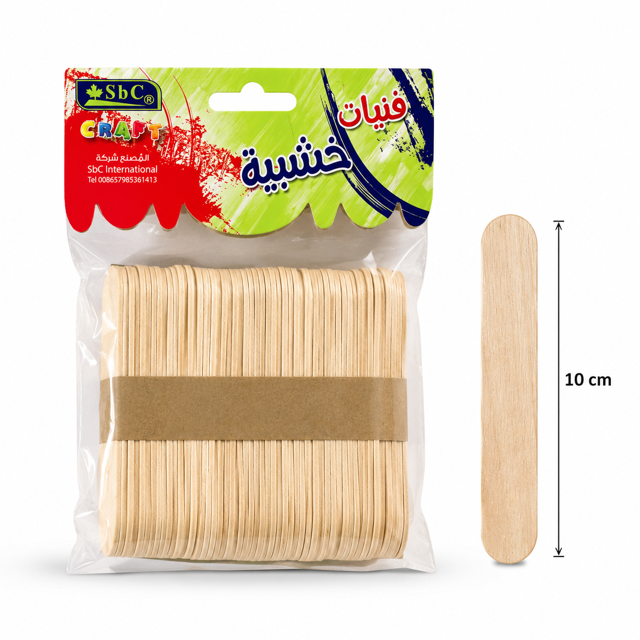 Wooden Craft Sticks for DIY Art & Craft Projects – Multiple Sizes Available