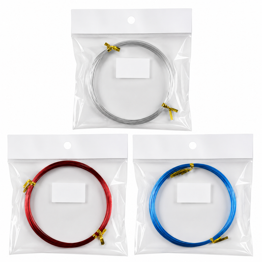 Metallic Craft Wire for DIY Projects – Flexible Decorative Aluminum Wire Roll, Assorted Color Variations
