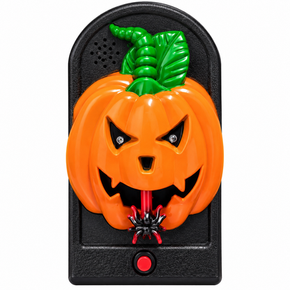 Halloween Pumpkin Musical Doorbell with Flashing Eyes, 25x15CM