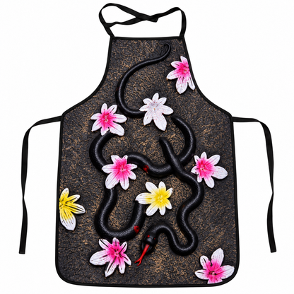 Halloween 3D Snake Costume Apron with Adjustable Straps, 50CM
