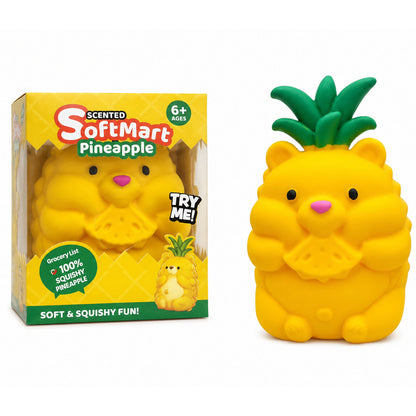 Pineapple Scented Soft Squishy Sensory Toy – Cute Character, 15 cm