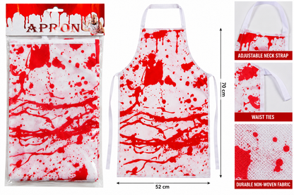 Halloween Blood Splatter Horror Apron, 70 x 52CM