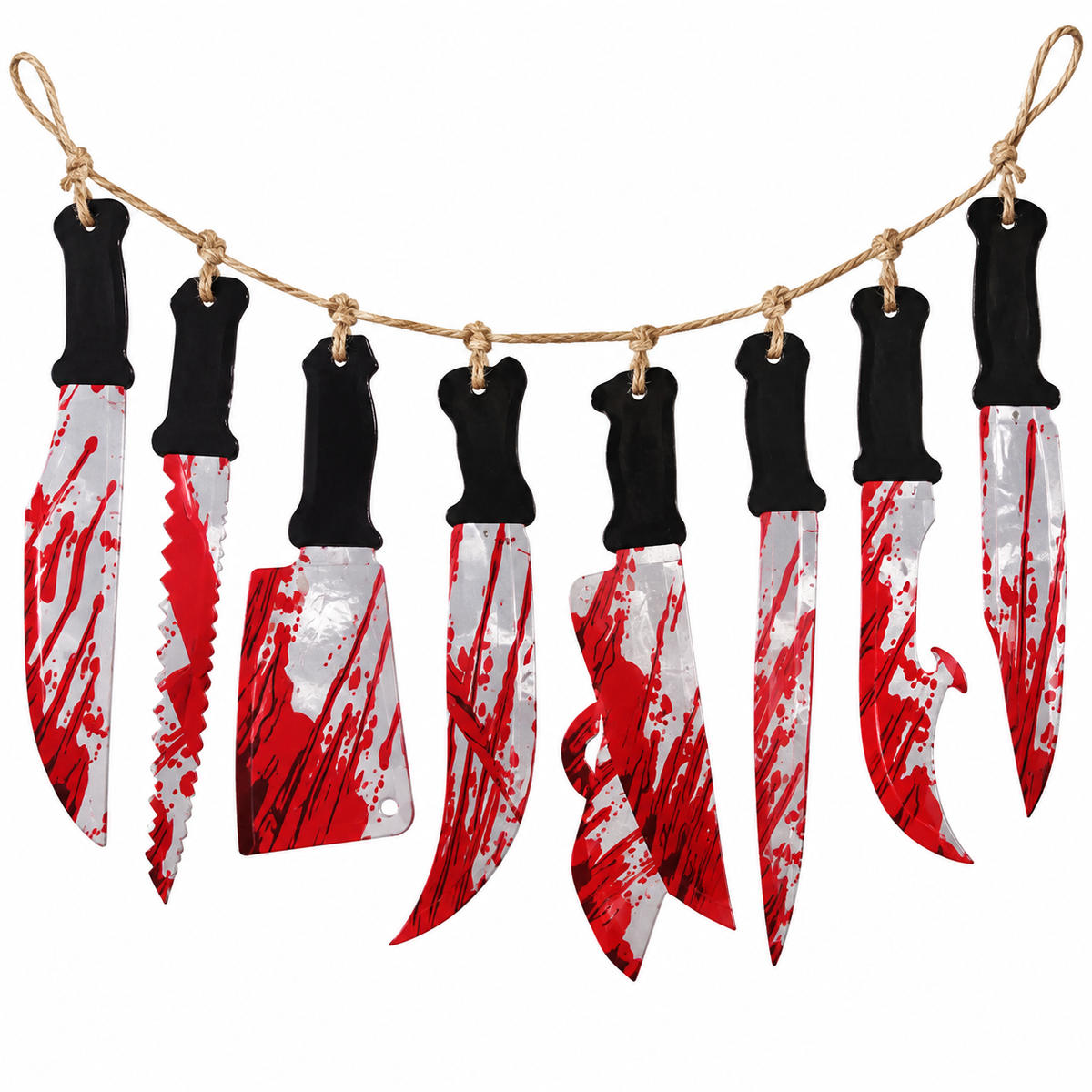 Product Title Halloween Bloody Weapon Garland, 8PCS