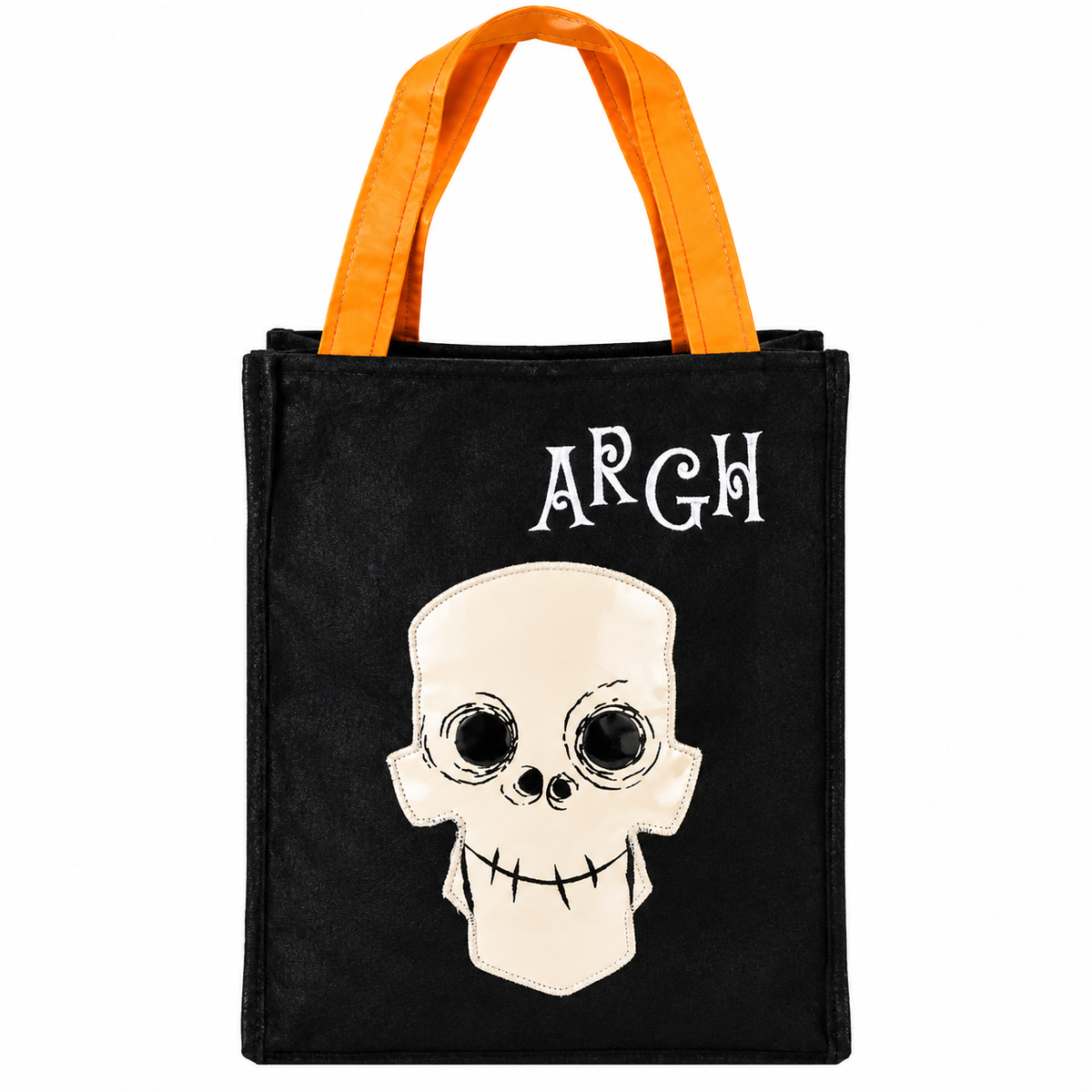 Halloween Skull Trick or Treat Tote Bag, 34 x 28CM