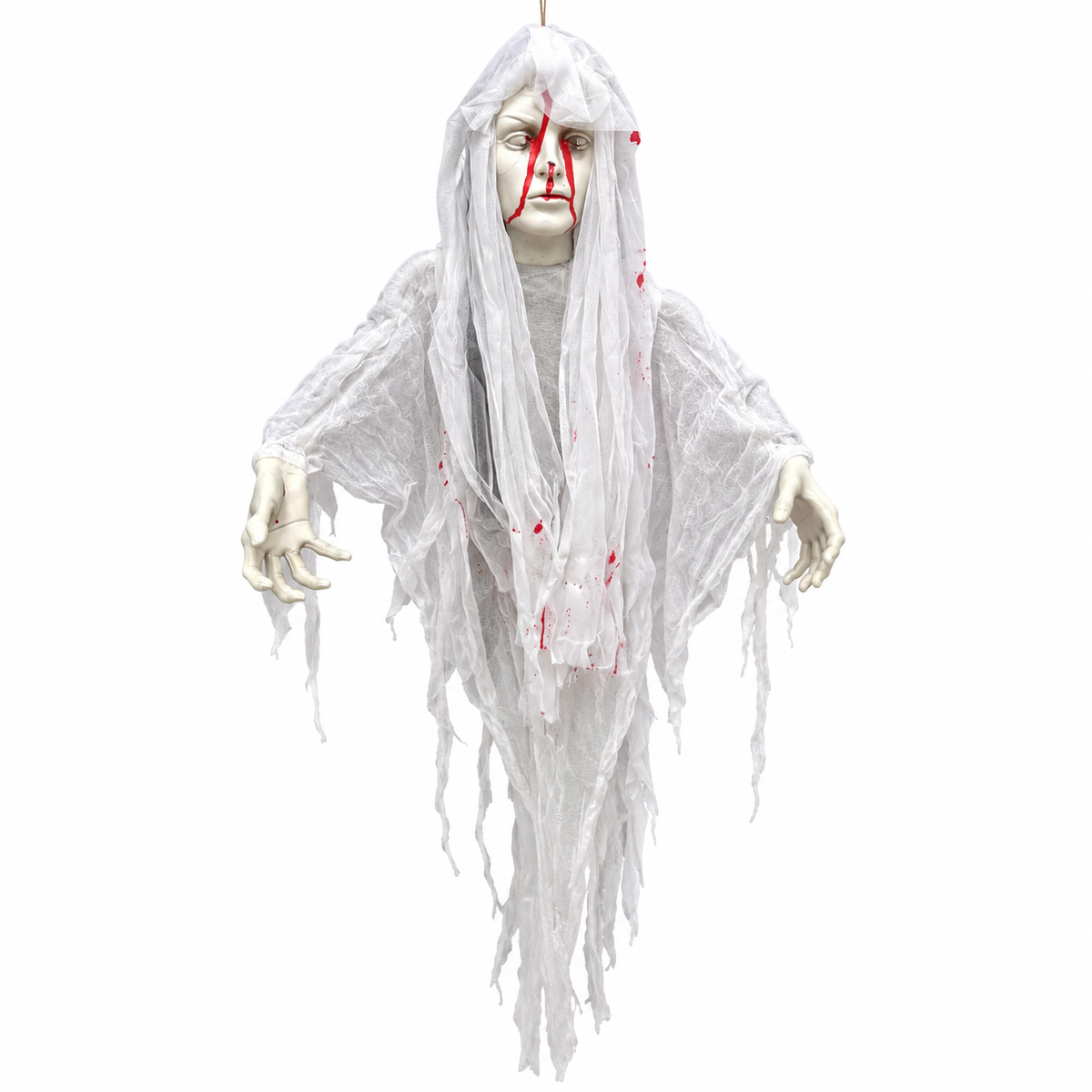 Large Hanging Ghost Halloween Decoration, 1.5M x 1M