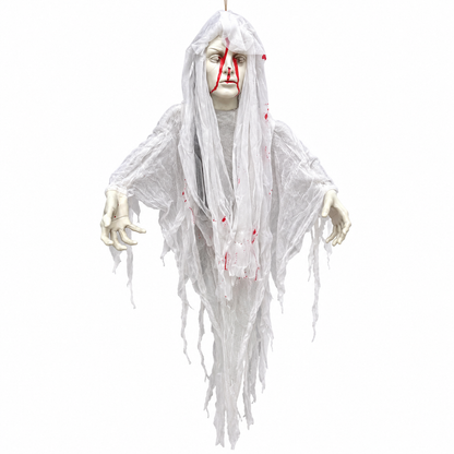 Large Hanging Ghost Halloween Decoration, 1.5M x 1M