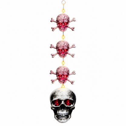 Halloween LED Hanging Skull Decoration, 60CM