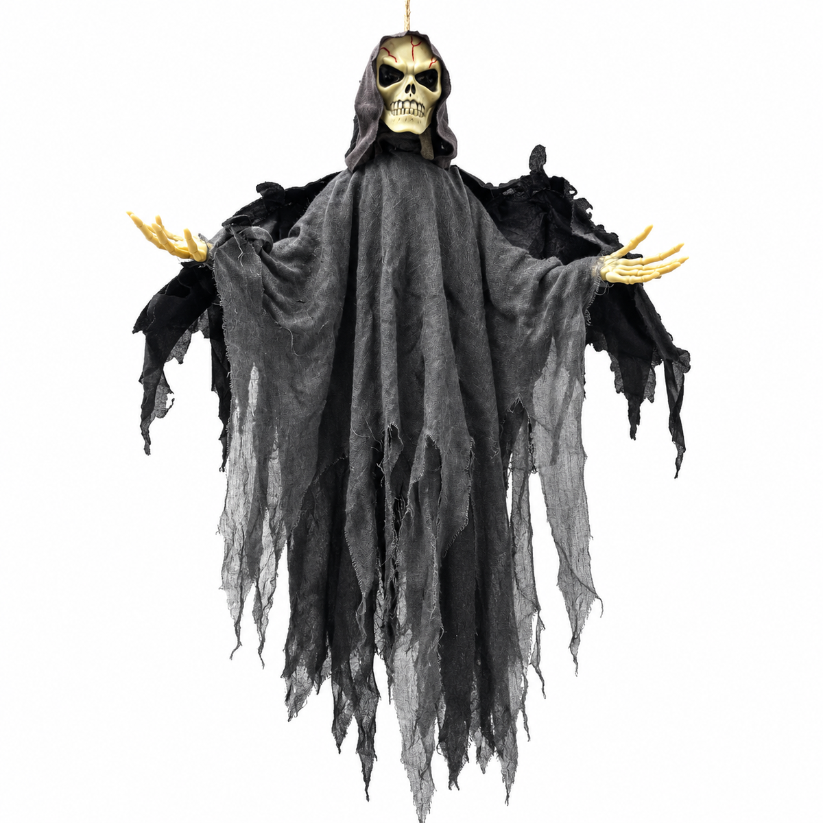 Halloween Hanging Grim Reaper Skeleton Decoration – 70 × 30 cm
