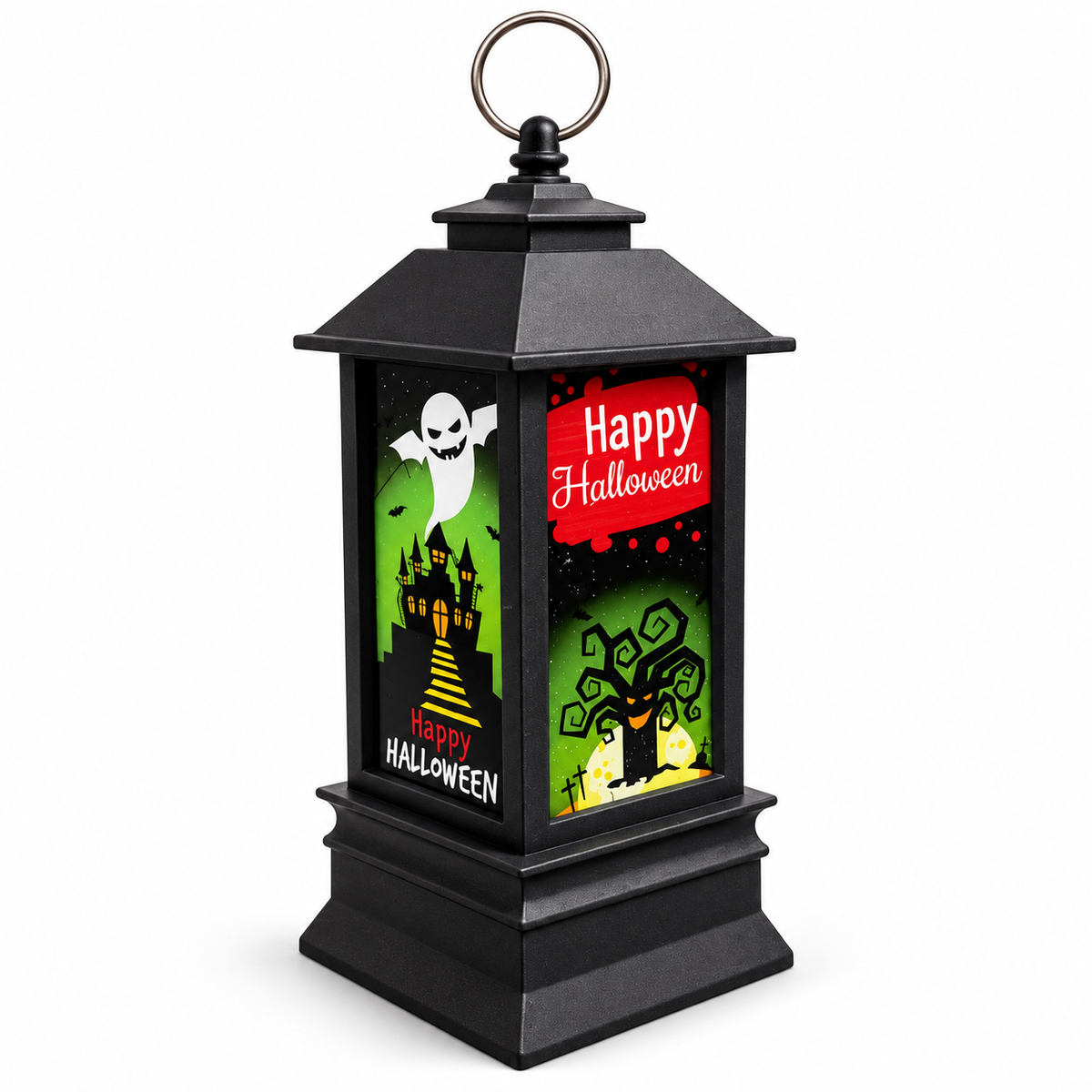 Happy Halloween LED Lantern, Battery Operated, 20x8CM