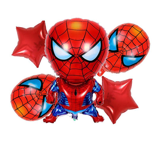 Super Man Foil Balloon Set, Helium Quality. 1x5 Foil Balloon set