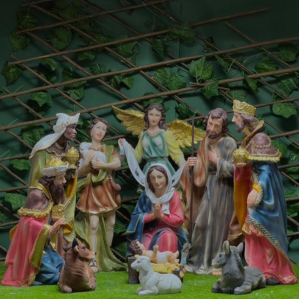 Holy Family Nativity Figurine – Hand-Crafted Christmas Decoration50 cm