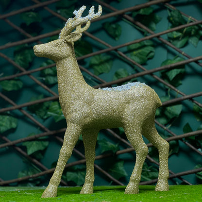 Christmas Gold Reindeer Figurine